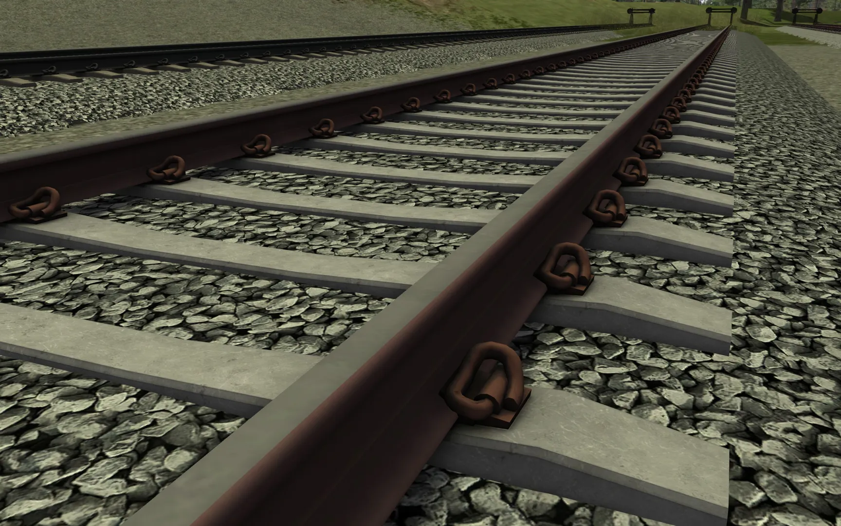 Broad Gauge Tracks, Sign Boards & OHE (High Rise)