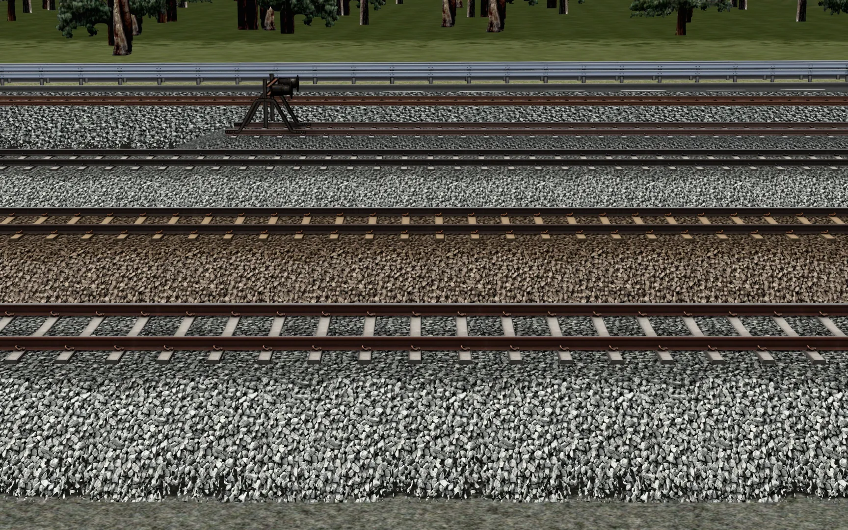 Broad Gauge Tracks, Sign Boards & OHE (High Rise)