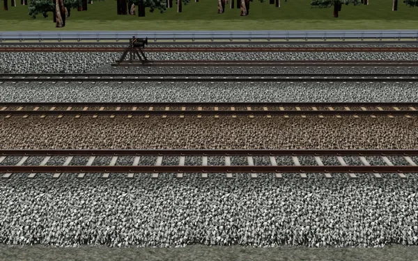 Broad Gauge Tracks, Sign Boards & OHE (High Rise)