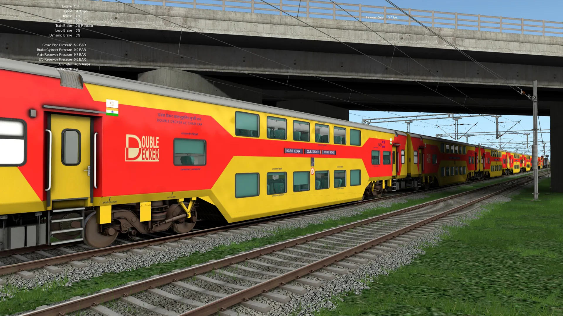 LHB Chair Car [Blue and Double Decker]