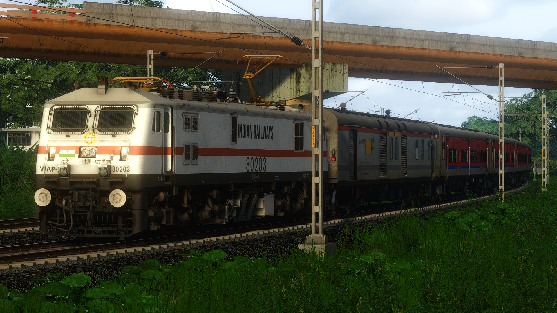 (ITS) 16345/Mumbai LTT - Thiruvananthapuram Central Netravati Express [PART 2] Indian Train Simulator scenario on KERALA V2 ERS - CLT - MAQ  route
