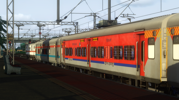 (FLG+ITS+ISW) 22738 Hisar - Secunderabad SF Express by Ar Simulations Indian Train Simulator Scenario on South central railways route by IndoSim Route