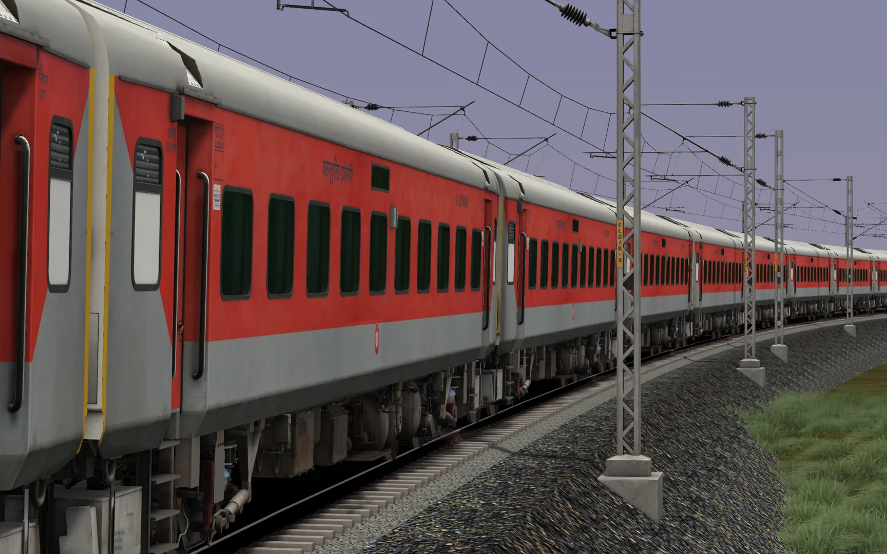 12201- LTT-TVCN GARIB RATH EXPRESS