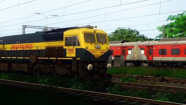 (P3)FRIGHT WITH COVER WITH WDG4D LOCO BY ULLAS Indian Train Simulator Scenario on KERALA V2 ERS - CLT - MAQ  Route