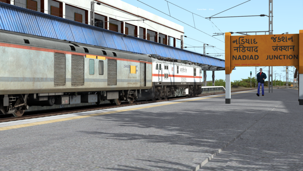 ITS 22967 - Ahmedabad - Prayagraj Weekly SF Express (Part 3) by Pritam Das Indian Train Simulator Scenario on Western Railway V1 (WRv1)  Route