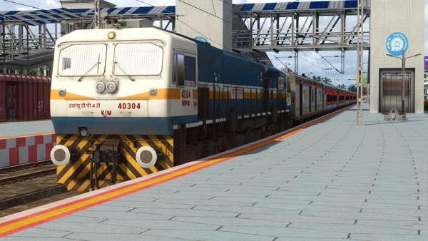 (P1)17315/Vasco-Da-Gama - Velankanni Weekly Express Indian Train Simulator Scenario on SWR V1 ( Goa - Karnataka ) by SRP Route