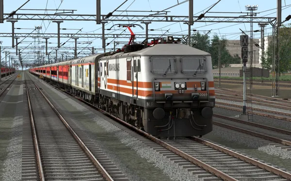 22907-Madgaon Hapa exp (running 5 hrs late) Indian Train Simulator Scenario on Western Railway V1 (WRv1)  Route