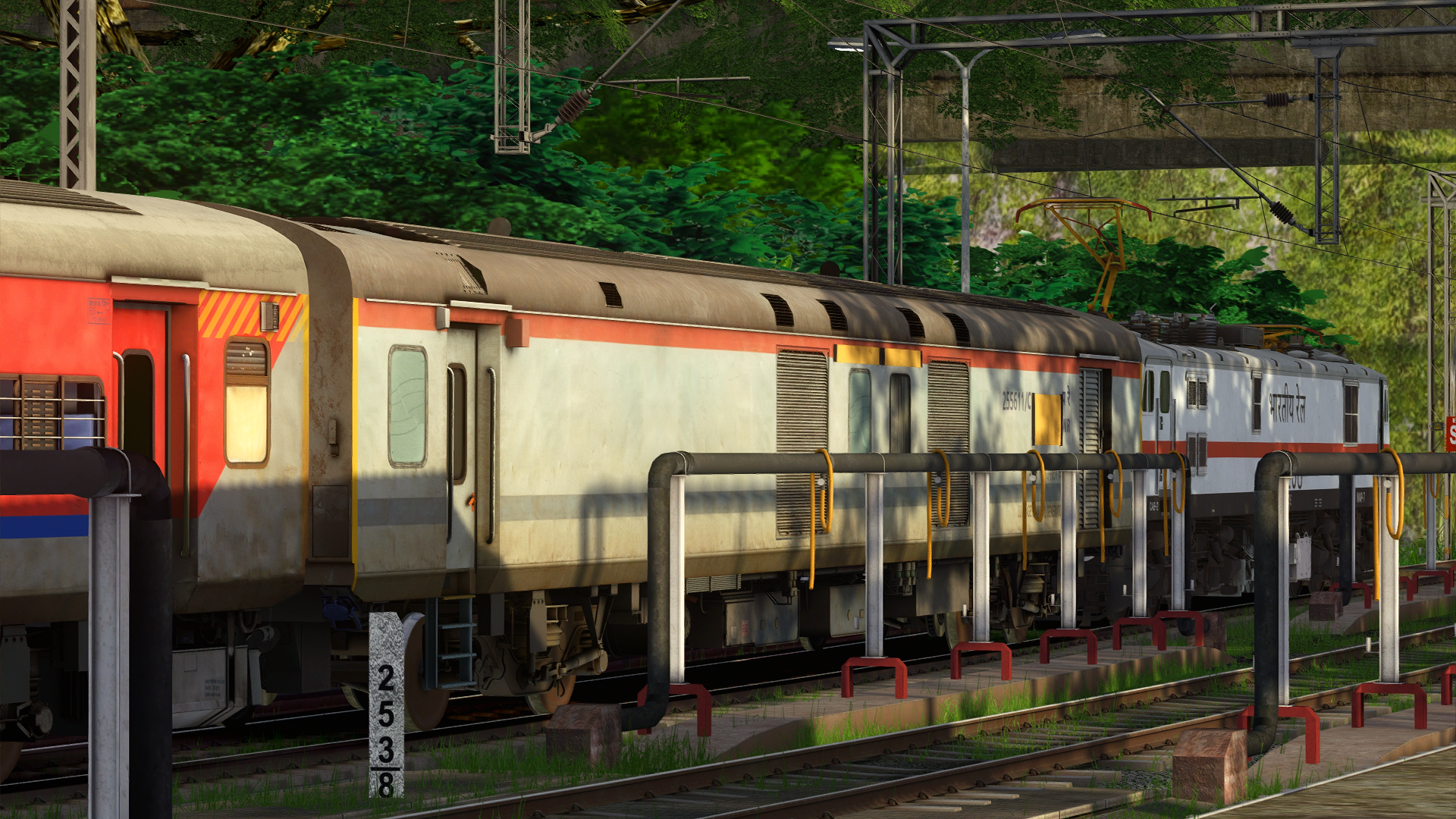 (ITS) 22655 Ernakulam Jn. - Hazrat Nizamuddin SF Express [PART 3] BY Rail Enthusiast(Adhi) Indian Train Simulator scenario on KERALA V2 ERS - CLT - MAQ  route