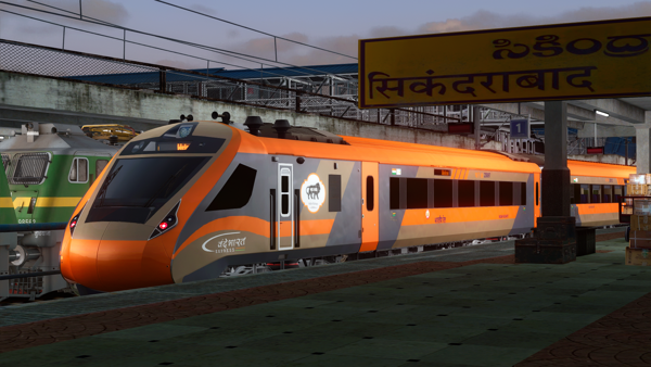 ITS 20707 - Secunderabad - Visakhapatnam Vande Bharat Express by Pritam Das Indian Train Simulator Scenario on South central railways route by IndoSim Route