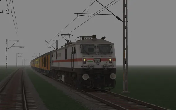 12951/Mumbai Central - New Delhi Rajdhani Express Indian Train Simulator Scenario on NR-NCR DLI-AGC v1 Route