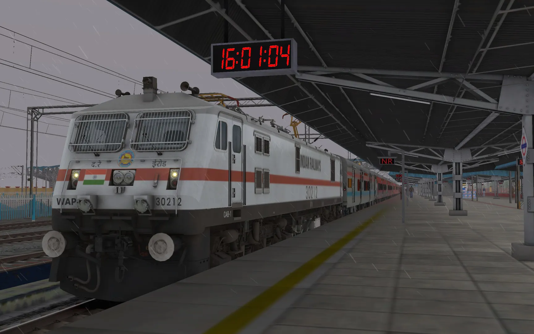 ITS 12807 SAMTA EXPRESS Indian Train Simulator scenario on NR-NCR DLI-AGC v1 route