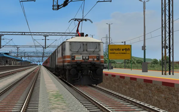 19107/Bhavnagar Terminus - MCTM Udhampur Janmabhoomi Express Indian Train Simulator Scenario on Pathankot-Katra line Route