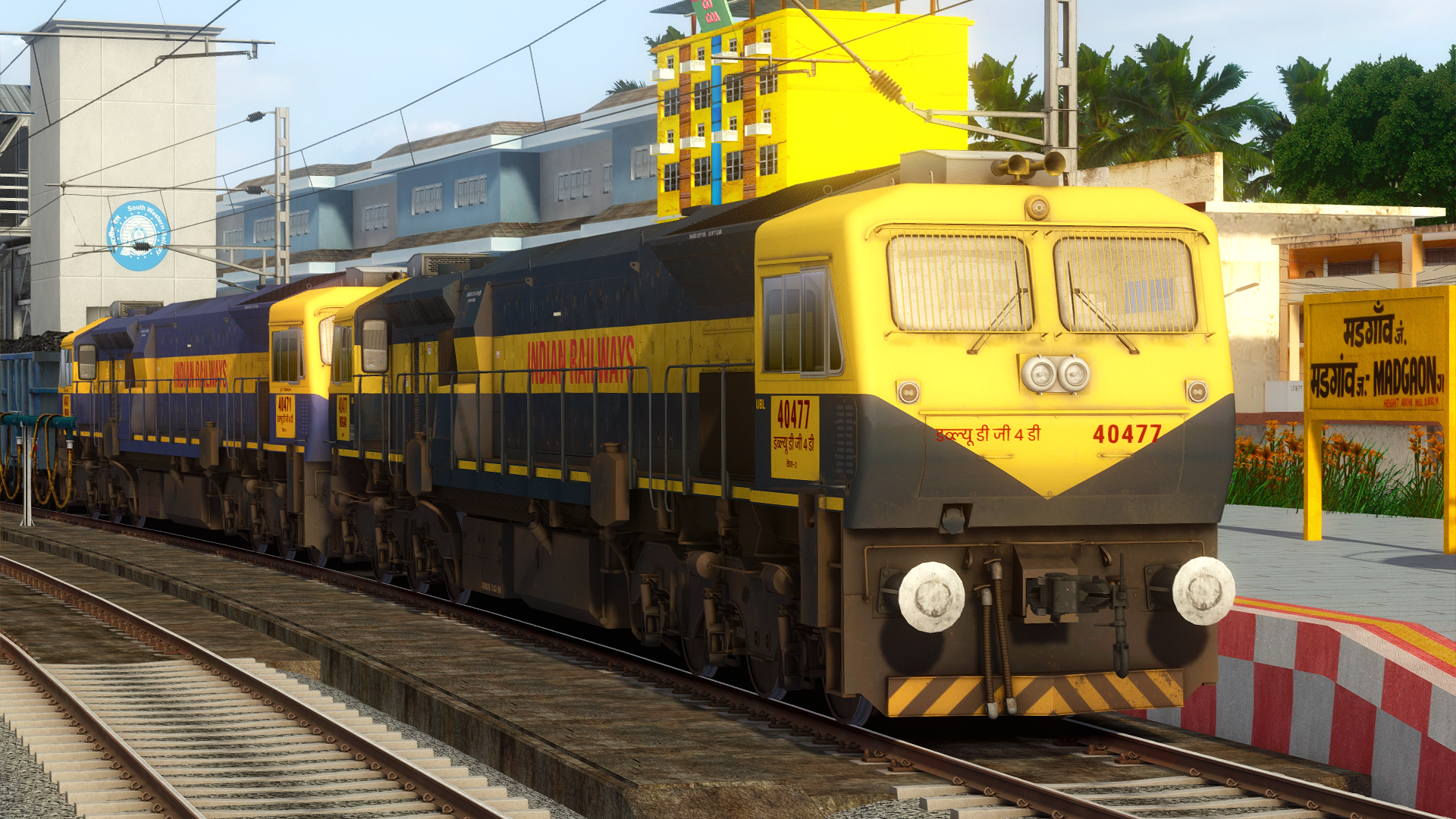 (ITS)BOXNHL GOODS TRAIN BY J.P RAILWORKS GAMING (PART -1) Indian Train Simulator scenario on SWR V1 ( Goa - Karnataka ) by SRP route