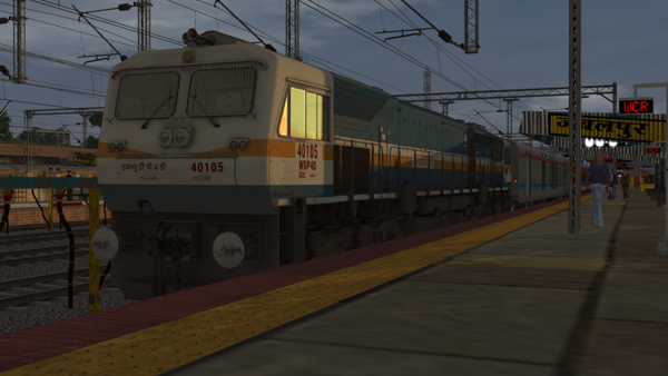 AG ITS LHB + ISW (Freight) + FLG 22536 Banaras - Rameswaram Weekly SF Express Part 1 Indian Train Simulator Scenario on Western Central Railway-V2 HRGW Route