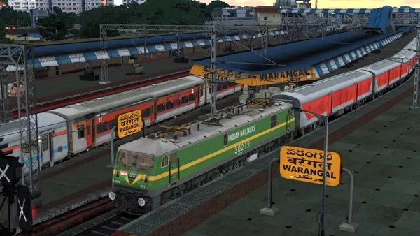 ITS 12759 - Charminar Express by Pritam Das Indian Train Simulator Scenario on South central railways route by IndoSim Route