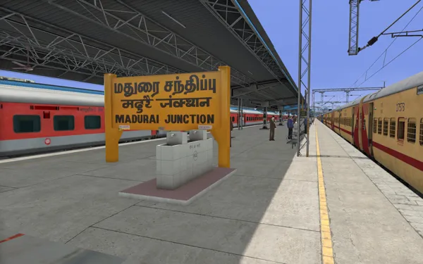 22631 ANUVRAT AC SF EXPRESS Indian Train Simulator Scenario on SRv2 TAMIL NADU by Jerion George Route