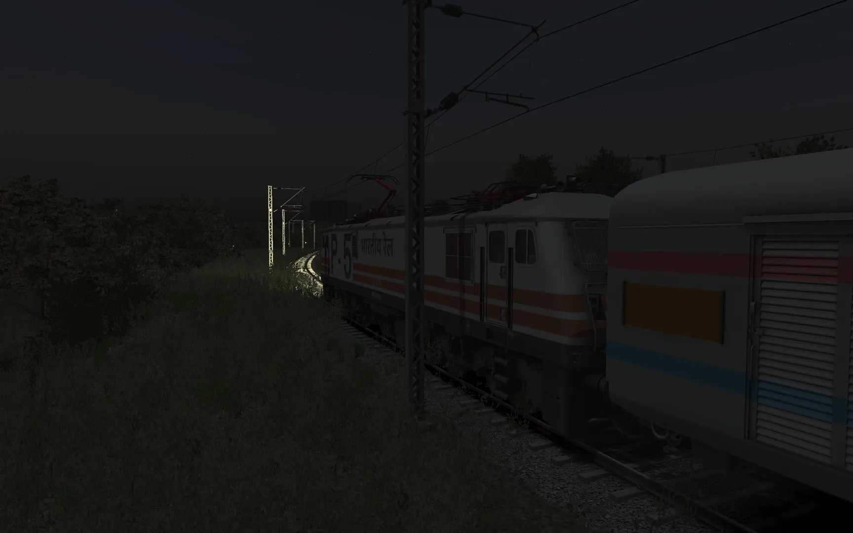 ITS  09524/Delhi Cantt. - Okha Special Fare SF Special Indian Train Simulator scenario on Western Railway V1 (WRv1)  route