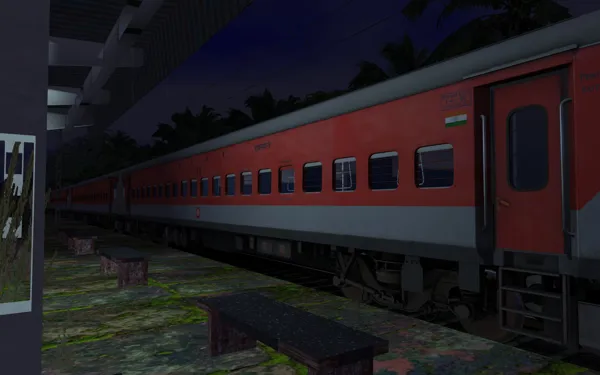 12618 - MANGALA LAKSHADWEEP SF EXPRESS ( KANNUR TO THRISSUR ) BY SRINESH NAIR Indian Train Simulator Scenario on KERALA V2 ERS - CLT - MAQ  Route