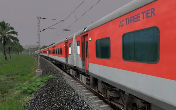 20924 TIRUNELVELI HUMSAFAR EXPRESS PART-1 Indian Train Simulator Scenario on KERALA V2 ERS - CLT - MAQ  Route