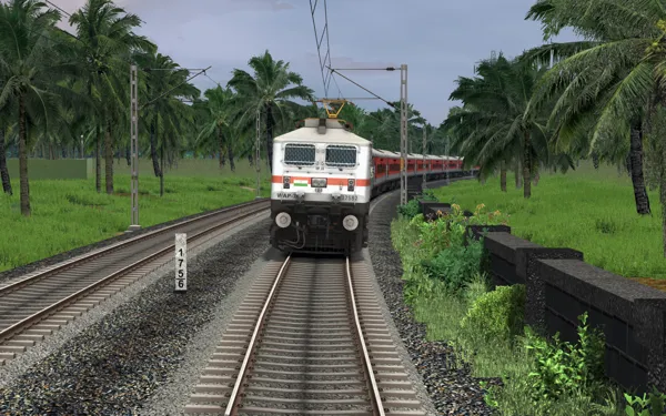 22476 COIMBATORE--HISAR AC SUPERFAST EXPRESS Indian Train Simulator Scenario on KERALA V2 ERS - CLT - MAQ  Route