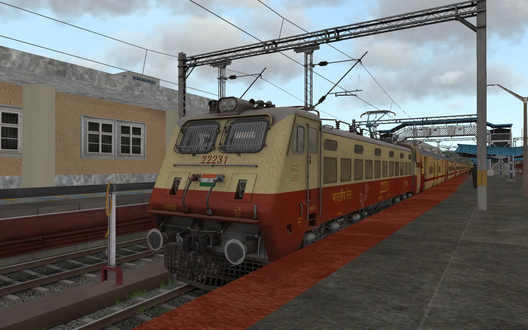 06032 Kannur - Shoranur Passenger Special (Part-1) Indian Train Simulator scenario on KERALA V2 ERS - CLT - MAQ  route