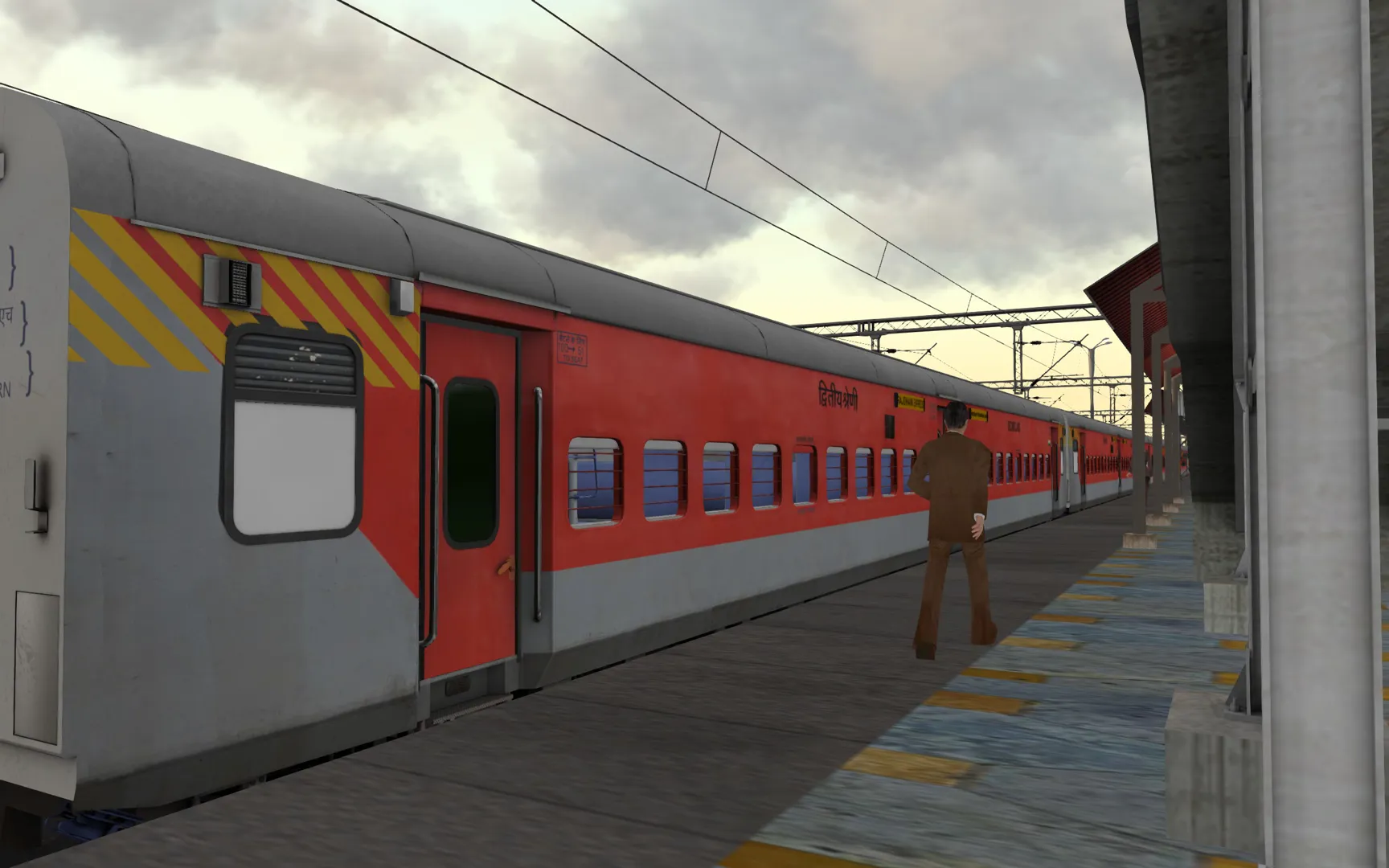 18190 TATANAGAR EXPRESS Indian Train Simulator scenario on KERALA V2 ERS - CLT - MAQ  route