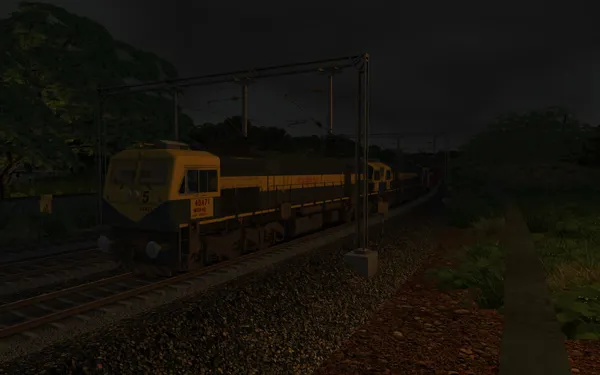 Morning Duty Goods Train Indian Train Simulator Scenario on KERALA V2 ERS - CLT - MAQ  Route