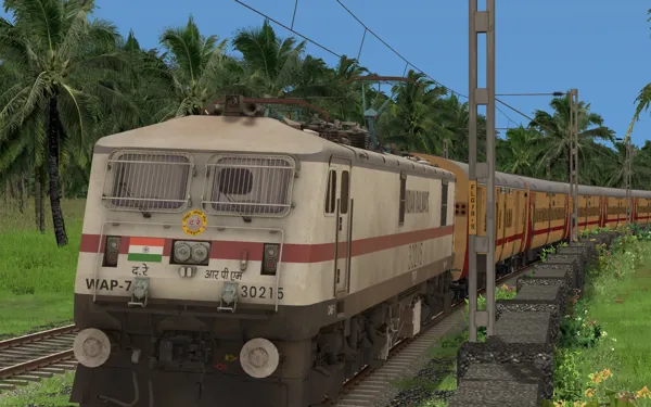 SCENARIO OF 16323 CBE-MAQ EXPRESS PART-1 Indian Train Simulator Scenario on KERALA V2 ERS - CLT - MAQ  Route