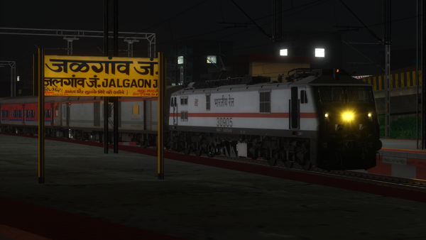 ITS 22967 - Ahmedabad - Prayagraj Weekly SF Express (Part 1) by Pritam Das Indian Train Simulator Scenario on THE GREEN CORRIDOR (CR_V2) Route
