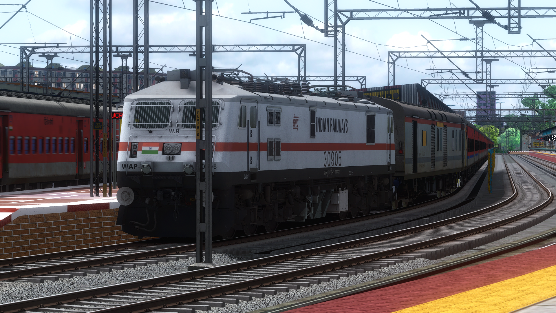 ITS 22967 - Ahmedabad - Prayagraj Weekly SF Express (Part 3) by Pritam Das Indian Train Simulator scenario on Western Central Railway-V1 HRGW route