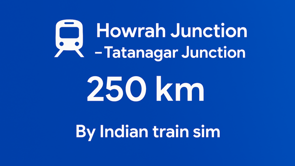 Howrah Junction to Tatanagar Junction