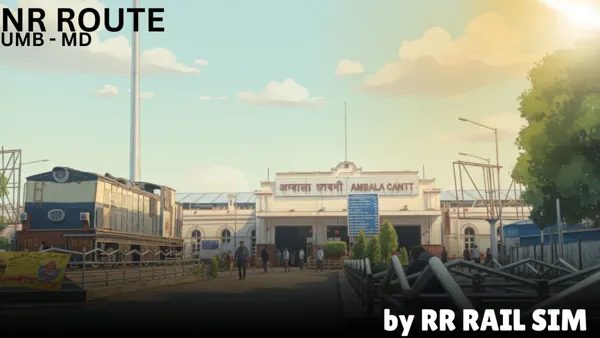 The Norther Railway Ambala Cantt JN to Moradabad Jn.