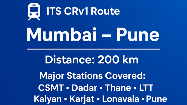 ITS CRv1 PUNE - CSMT (Mumbai)