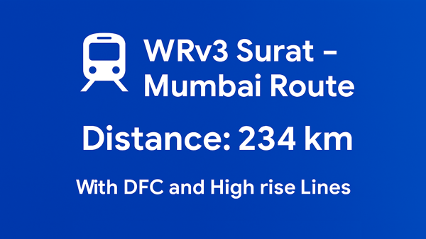 WRv3 Surat–Mumbai Route